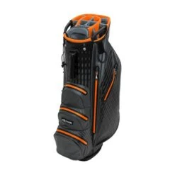 Lynx Attitude Waterproof Cart Bag -Golf Series Sale Attitude cart black charcoal orange 510x510 1