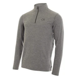 Calvin Klein Newport Premium Half Zip Top -Golf Series Sale C9355SILVER3 510x510 1