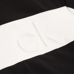 Calvin Klein Embossed Half Zip -Golf Series Sale C9500BLK WHT8 510x510 1