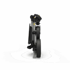 Powakaddy DLX-Lite FF Push Trolley -Golf Series Sale DLX LITE FF GUNMETAL YELLOW FOLDED SIDE 510x510 1