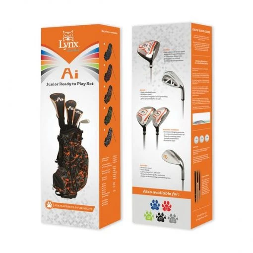 Lynx Golf Junior AI Package Set Orange (9-11 Years) 1 Lynx Golf Junior AI Package Set Orange (9-11 Years)