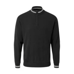 Stuburt Mens Arctic Lined Sweater -Golf Series Sale SBKNT1226 Black 1 510x510 1