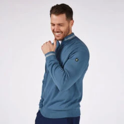 Stuburt Mens Arctic Lined Sweater -Golf Series Sale SBKNT1226 Model 2 510x510 1