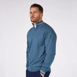 Stuburt Mens Arctic Lined Sweater -Golf Series Sale SBKNT1226 Model 3 510x510 1