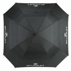 Stuburt 66 Inch Endurance Dual Canopy Square Umbrella -Golf Series Sale SBUMB1114 Black2 510x510 1