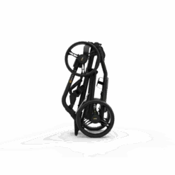 PowaKaddy Twinline 5 Push Golf Trolley -Golf Series Sale TL5 FOLDED SIDE MATT BLACK 1 510x510 1