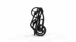 PowaKaddy Twinline 5 Push Golf Trolley -Golf Series Sale TL5 FOLDED SIDE MATT BLACK 510x287 1