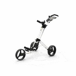 PowaKaddy Twinline 5 Push Golf Trolley -Golf Series Sale TL5 YELLOW WHITE ANGLED SIDE 1 510x510 1