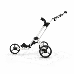 PowaKaddy Twinline 5 Push Golf Trolley -Golf Series Sale TL5 YELLOW WHITE OPEN SIDE 1 510x510 1