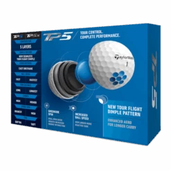 TaylorMade TP5 Golf Balls 2021 6 TaylorMade TP5 Golf Balls 2021 -Golf Series Sale TM21BAL TA455 M7198501 TP5 WHT ENG dz Tray v2 510x510 1