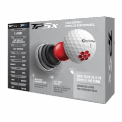 TaylorMade TP5x Golf Balls 2021 -Golf Series Sale TM21BAL TA458 N7600501 TP5x WHT ENG dz Tray v1 510x510 1