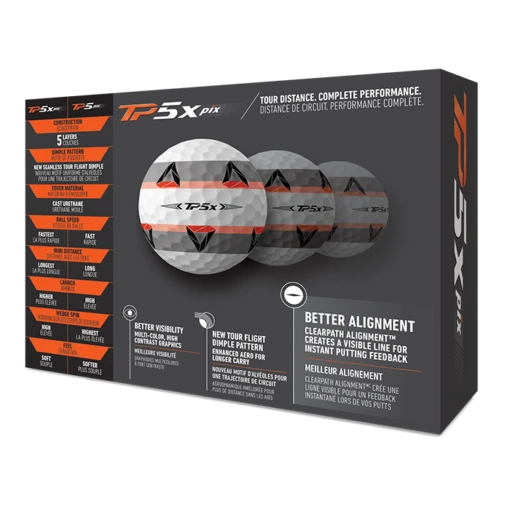 TaylorMade TP5x Pix 2.0 Golf Balls 3 TaylorMade TP5x Pix 2.0 Golf Balls - Image 3