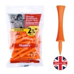 Masters Plastic Graduated Tees 2 3/4 Bag 20 Orange
